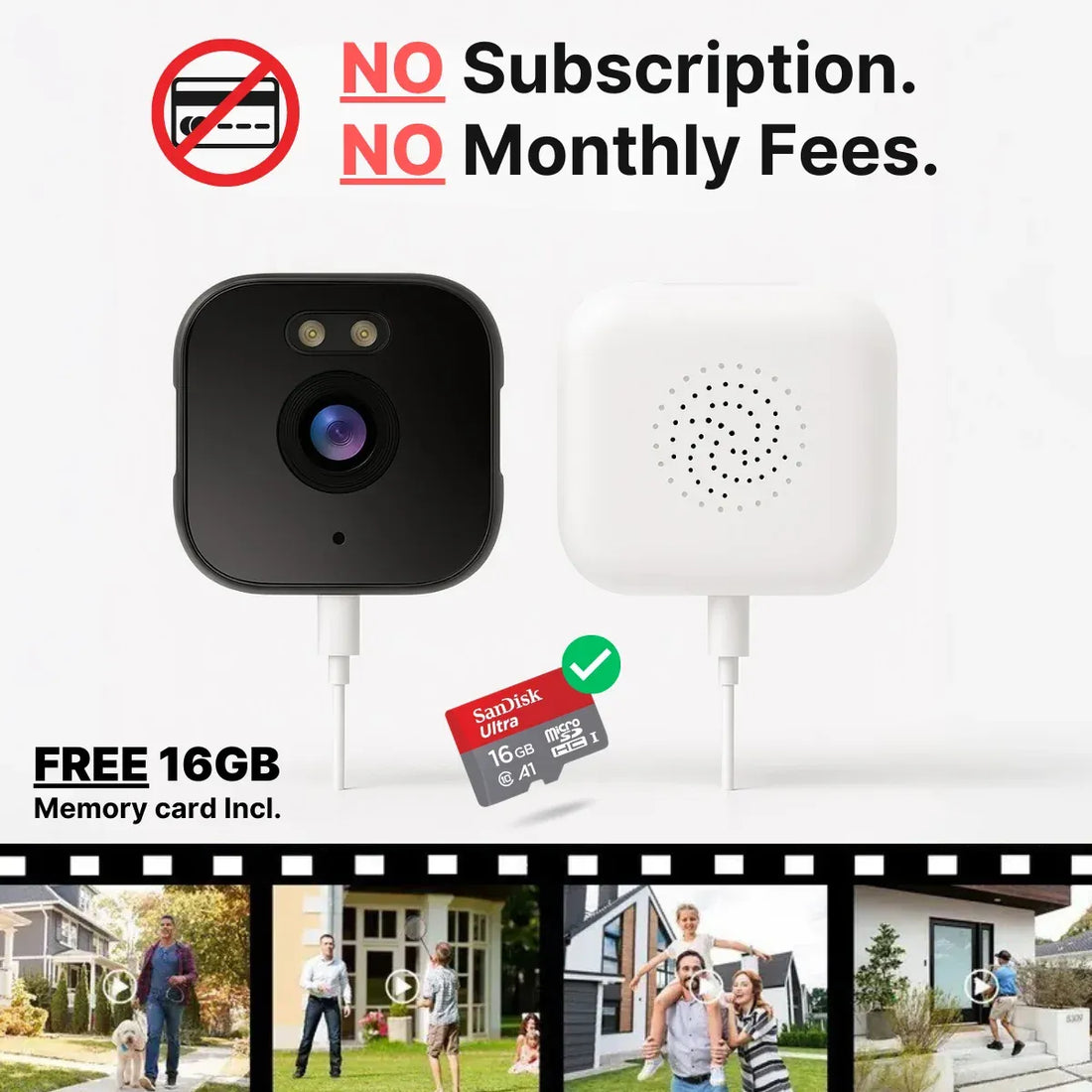 2K Window Security Camera