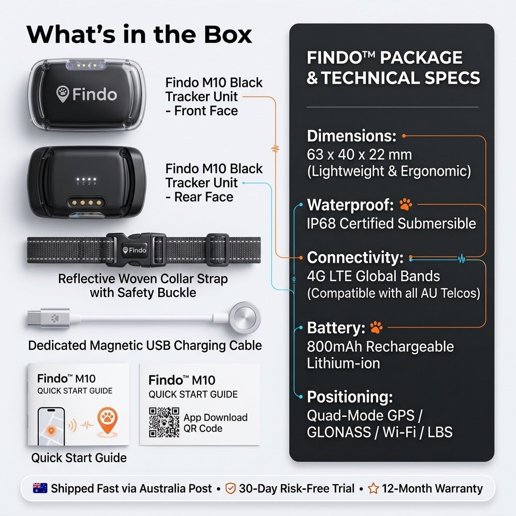 Findo Pro 4G GPS Smart Pet Tracker