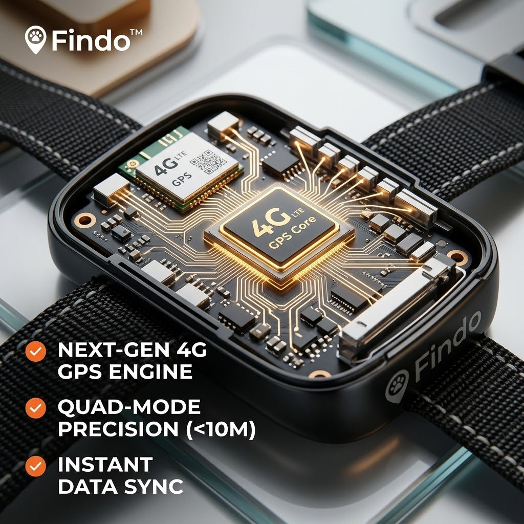 Findo Pro 4G GPS Smart Pet Tracker